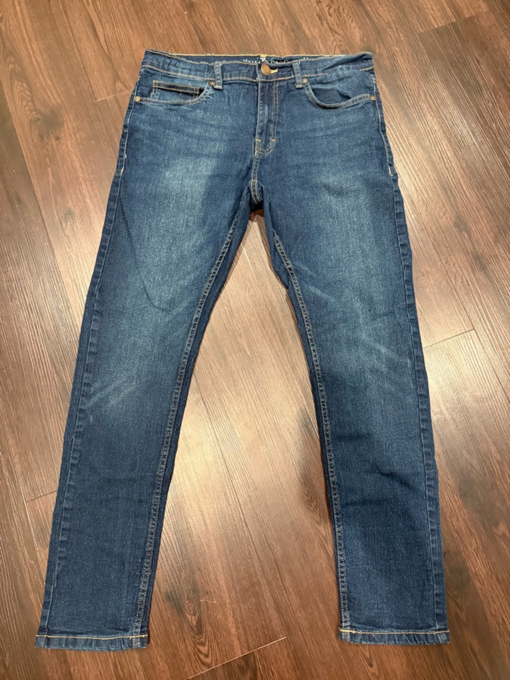 Beverly Hills Polo Club Men's Indigo Slim Straight Jeans